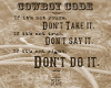 Cowboy Code