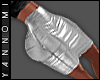 [ metalic pencil skirt ]