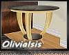 *OI* Glass End Table