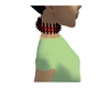 #red/black spiked collar