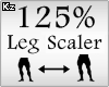 Scaler Leg 125%