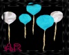 AR teal wedding balloons