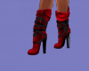 botas rojas