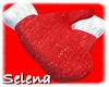 {S}Santa Mittens Red