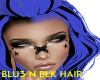 BLU3 N BLK HAIR