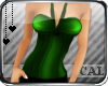 {C} Halter Dress Emerald