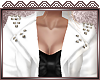 ۞  Studded White Jacket