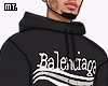 🔥. Balen Black Hoodie