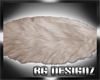 [BGD]Round Fur Rug-Beige