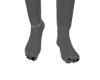Black toe nails