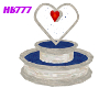HB777 CBW Heart Fountain