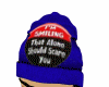 Blue Scare You Beanie
