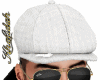 K♛-Flat Cap/white