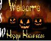 Halloween Welcome Sign