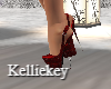 Christmas red pumps