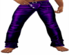 Purple Leather Jeans