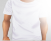 White Simple Tee