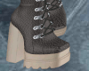 Laced Boots Black