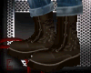 [E] brown modern boots