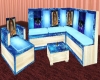 Blue Xmas Couch Set