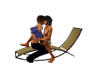 beach chair kiss