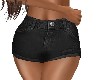 SHORTS- BLACK DENIM