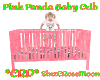 *ZD* Pink Panda Crib