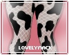 LM | LR Cow Stocking B&W
