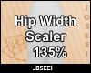 Hip Width Scaler 135%