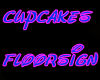 Cupcake Floorsign