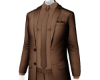 Coffee Brown Tie Suit