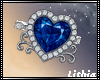 L| Blue heart L