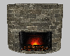 Romantic Stone Fireplace