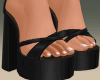 Belle Black Heels