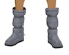 gray winter boots