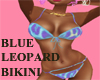 Blue Leopard Bikini