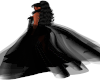 drape sheer dress train