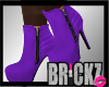-B- Grape Ankle Boots