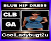 BLUE HIP DRESS