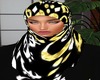 Hijab Black gold