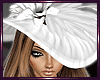 *Lb* Couture Hat White