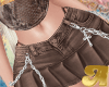❂ Snake brown skirt