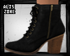 [AZ] Black Ante Boots