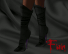 FUN Black&violet boots