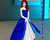 Blue Dress w/ roses