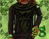 *G Tunic and Scarf Green