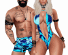 Couple - Blue Hawai