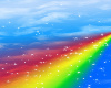 sky w/ rainbow loveseat