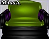 Lime/Purple Cuddle Chair