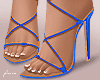 f. blue tie up heels